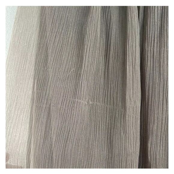 Jenny Yoo Collection Brown Silk Ruched Strapless Formal Evening Gown 10 - Picture 12 of 16